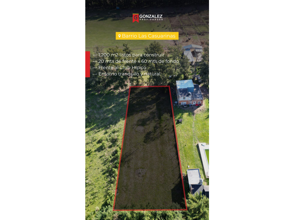 Exclusivo lote en el Bº Las Casuarinas de Luján -Frente al Club hipico — foto 2