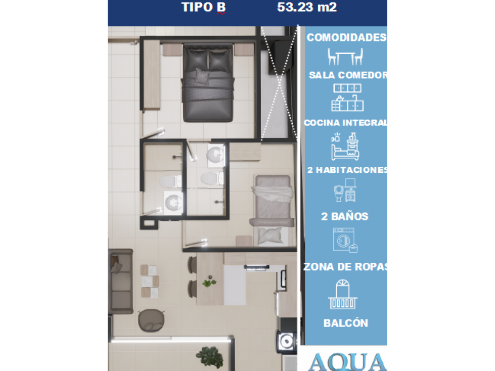 AQUA/Edificio Mixto con Full Acabados en, La Ceja - 4