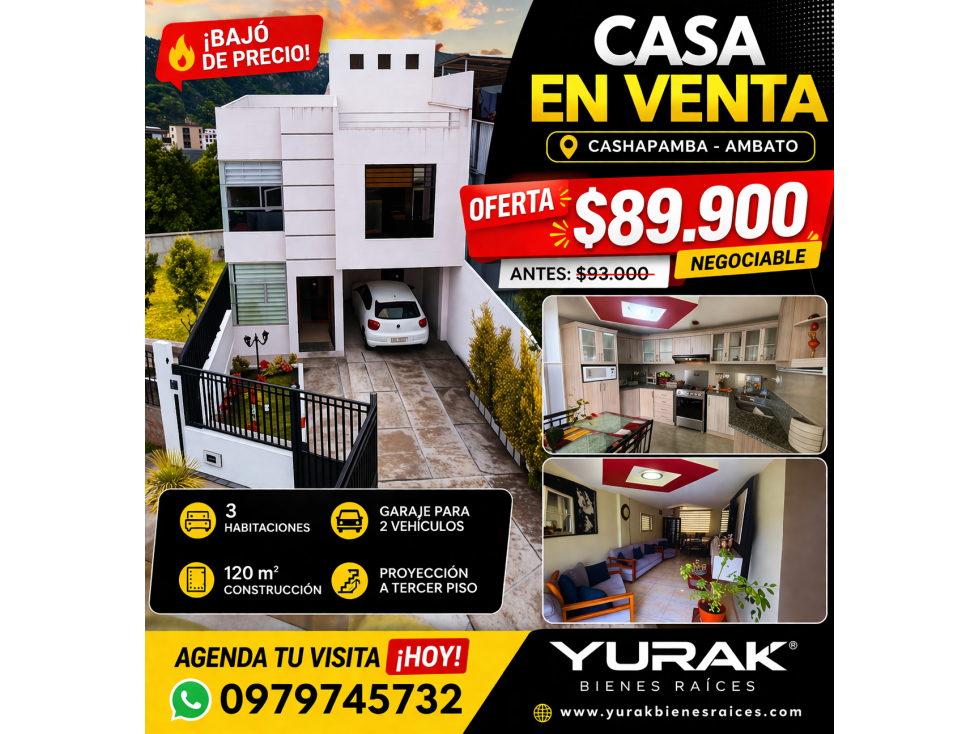 Casa en Conjunto Cashapamba del valle - 1