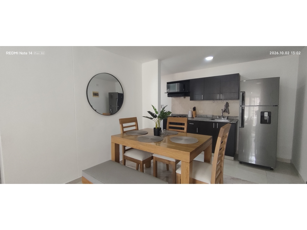 Arriendo apartamento amoblado Medellín sector ciudad de Rio