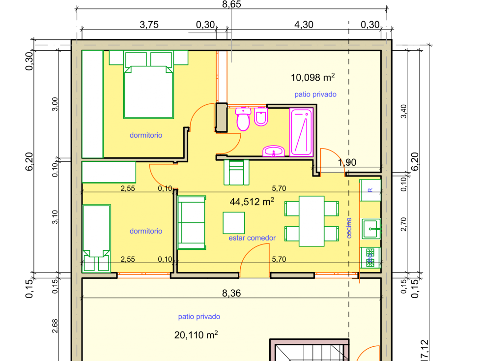 VENTA PH 3 AMB. - SAN JOSE- PAMPA 2900 — foto 3