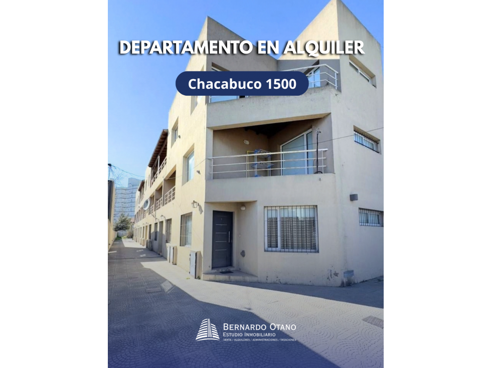 Departamento en alquiler - Chacabuco 1551