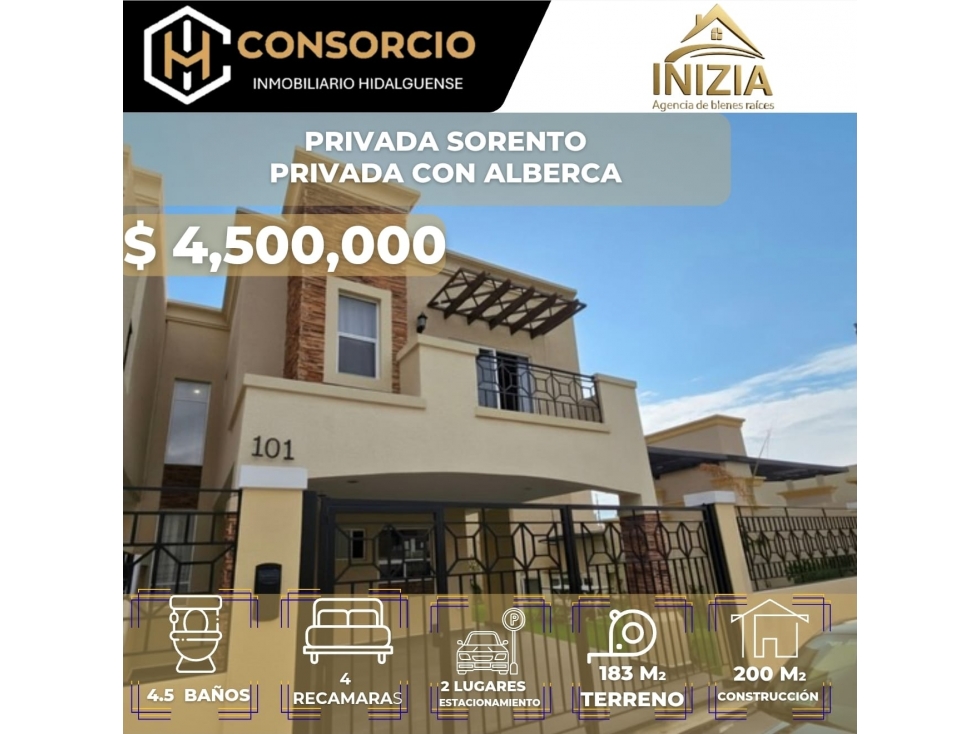 Casa en esquina con alberca y jacuzzi | Qavalta