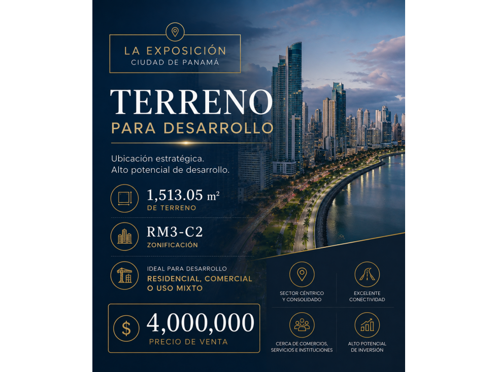 Venta de terreno en La Exposición California
