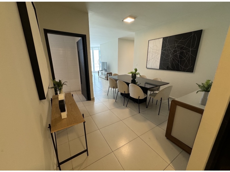 Venta de apartamento amoblado en Costa del Este