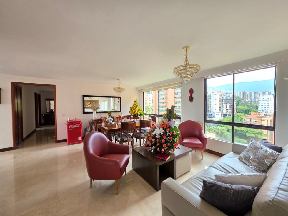 Apartamento en venta, 129 m2, 3 hab, El Campestre, El Poblado