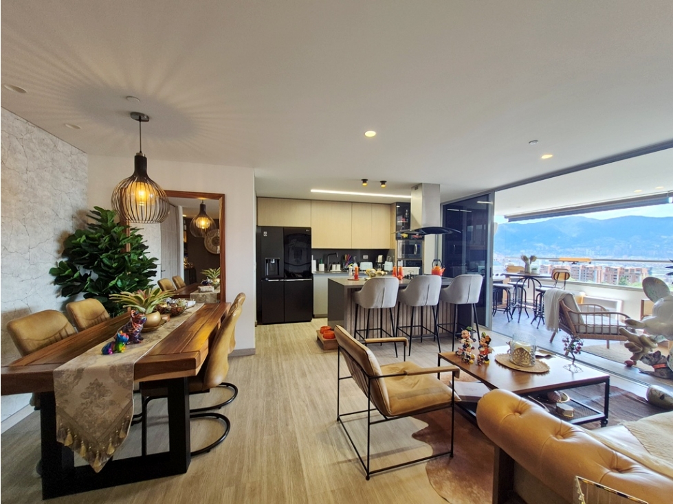 Apartamento en venta, 126 m2, Loma de los Mesa, Envigado