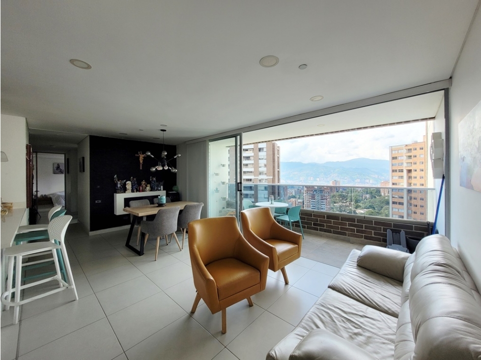Apartamento en venta, 110 m2, 3 hab, Loma del Chocho, Envigado