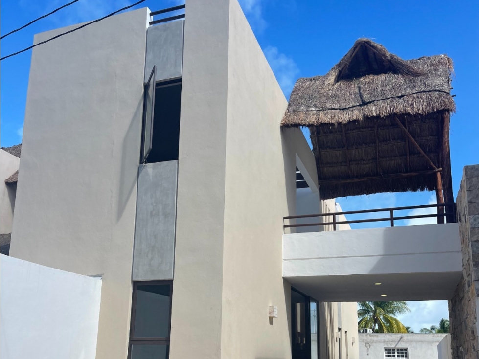 Casa con palapa en Telchac Puerto - 1