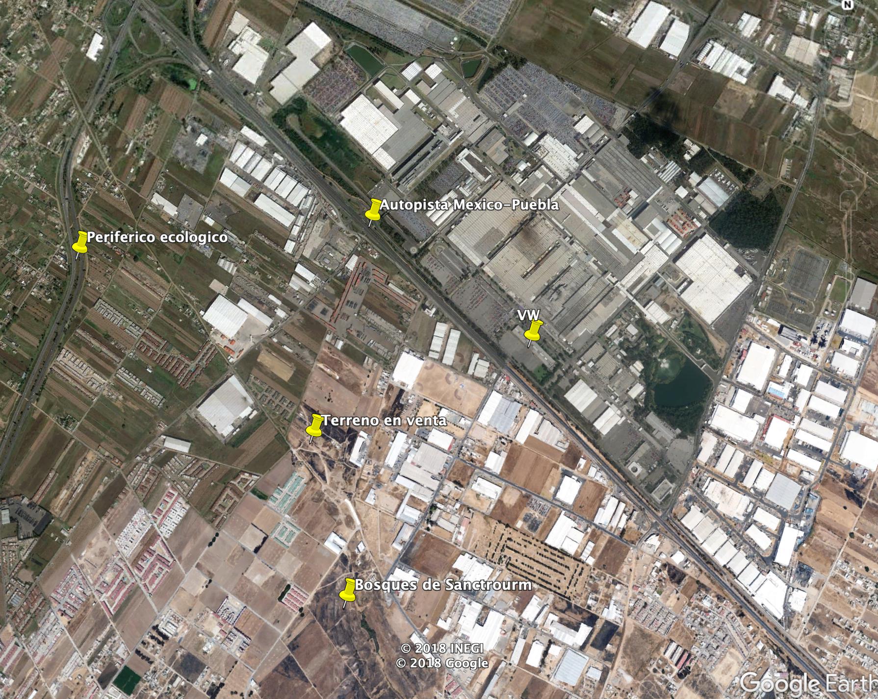 Terreno En Venta Cerca De VW Ideal Para Bodegas O Fraccionar - 2