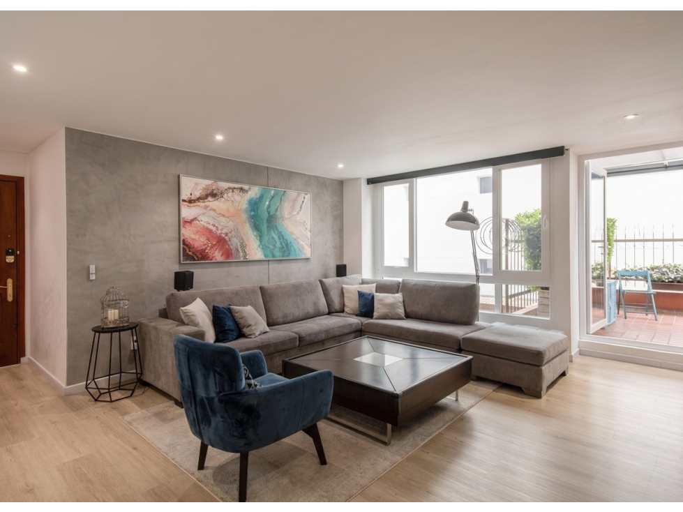 Venta de apartamento con terraza en Chicó - Virrey