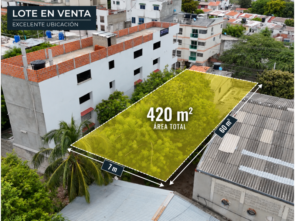 Venta Lote 420m² - Rodadero Sur - Santa Marta — foto 2