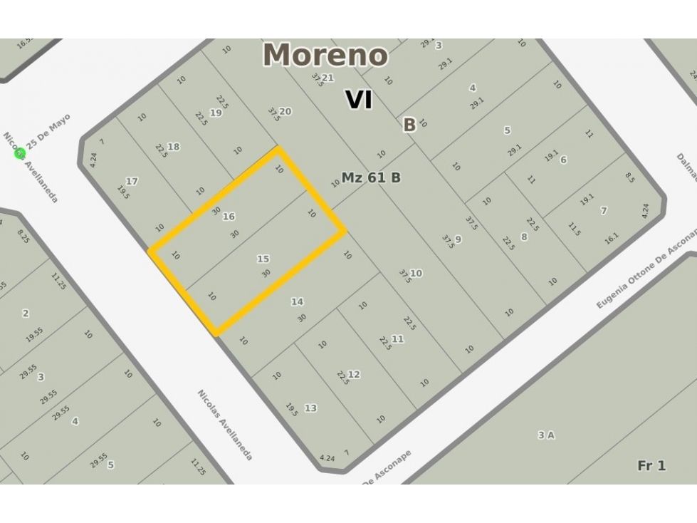 venta terreno 600 m² en paso del rey - 4