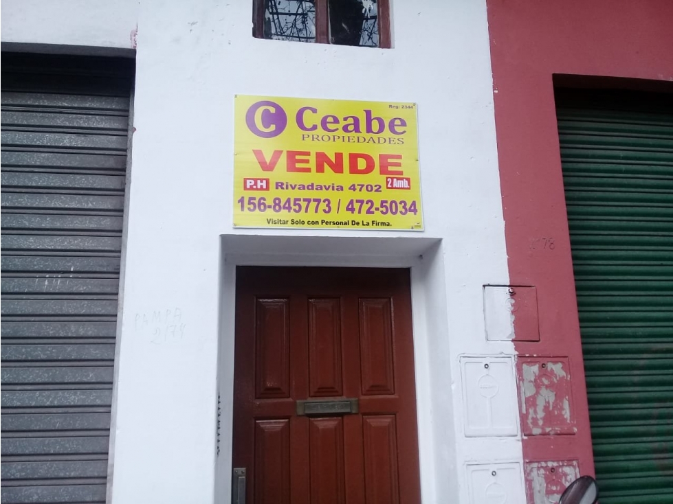 DEPTO 2 AMB. PATIO CONTRAFRENTE P. ALTA SIN EXPENSAS PAMPA Y COLON CON RENTA
