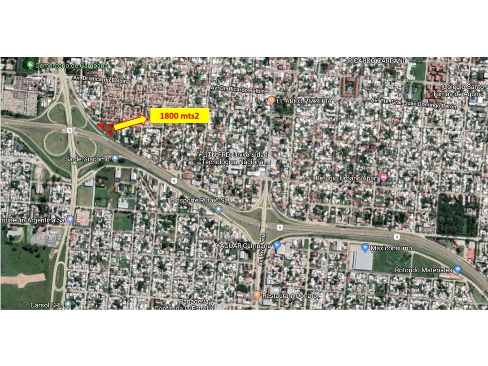 Fracción de ruta comercial - 1