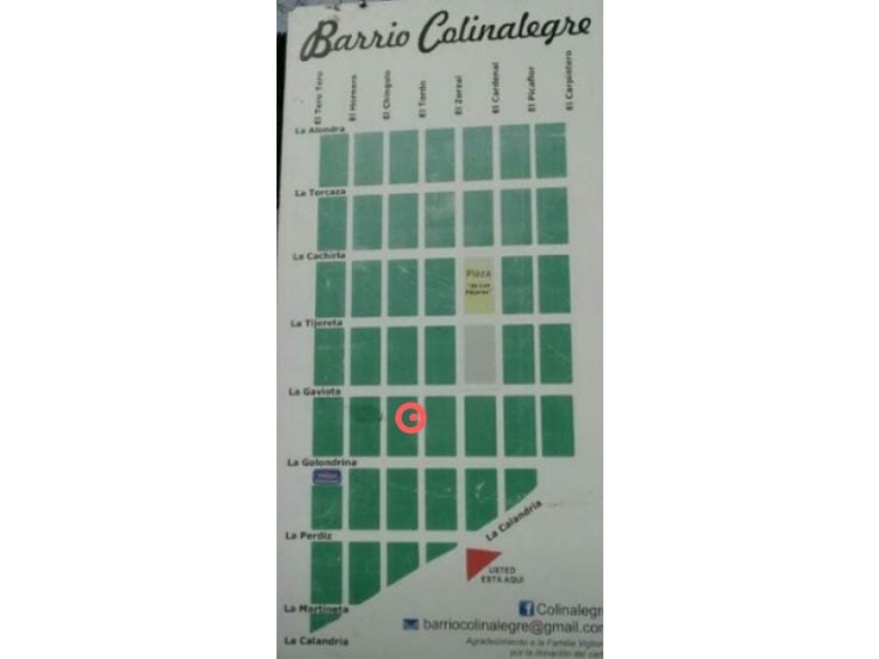 VENTA LOTE BARRIO COLINA ALEGRE FTE VTV - 4