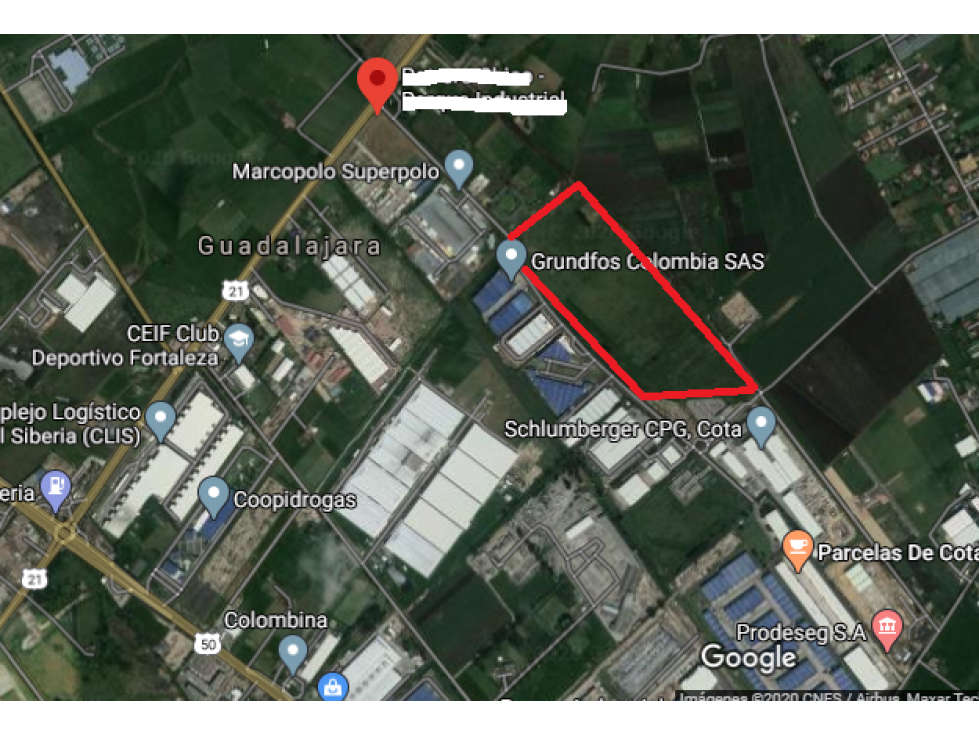 VENTA LOTE 100.000 M2 USO INDUSTRIAL COTA CUNDINAMARCA - 1