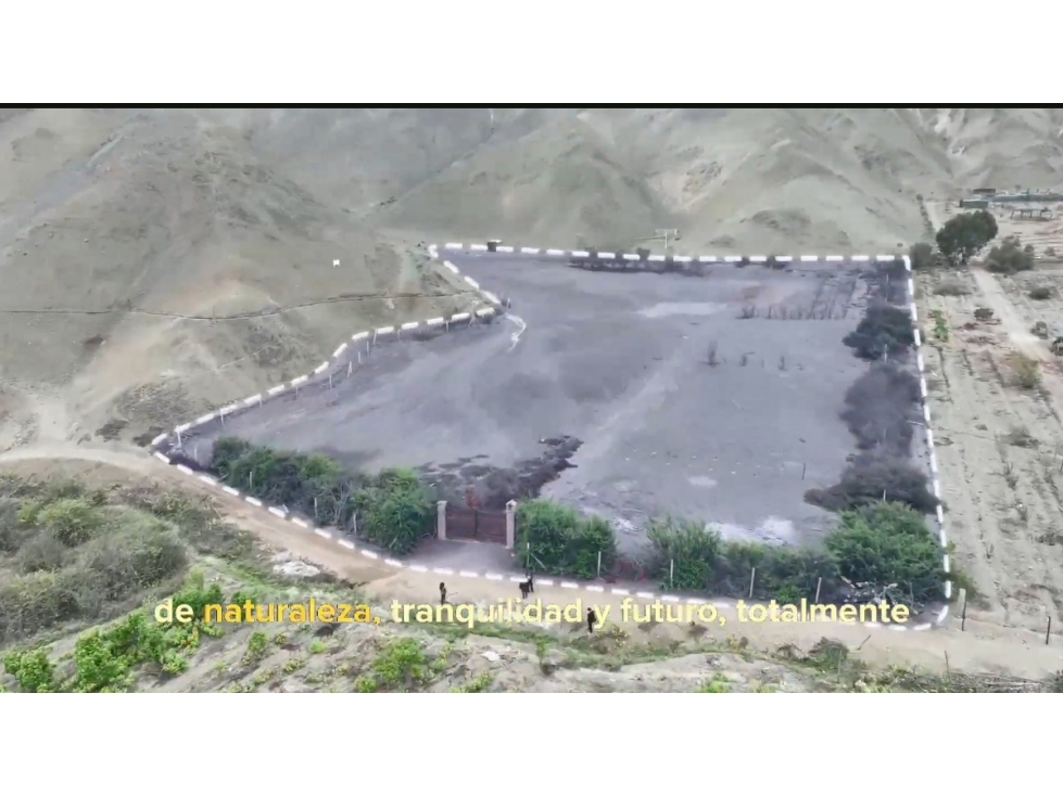 TERRENO CAMPESTRE EN AZPITIA- SANTA CRUZ DE FLORES- CAÑETE- 9,602 m2