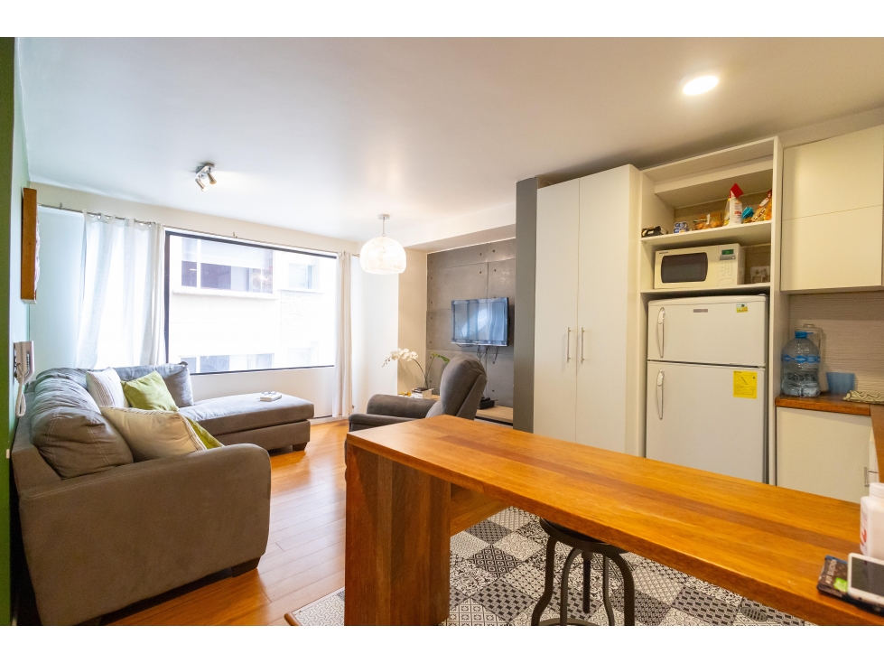 Republica de El Salvador, Suite en Venta 47m2, 1 habitación.