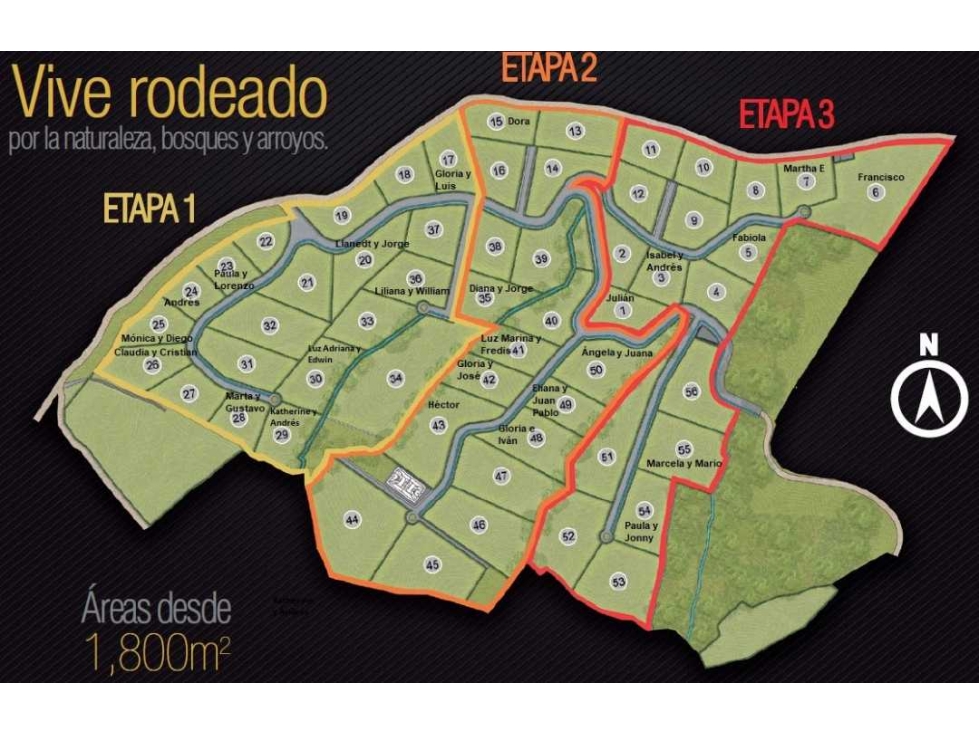 Venta de hermoso lote o terreno en Parcelación en Guarne, Antioquia