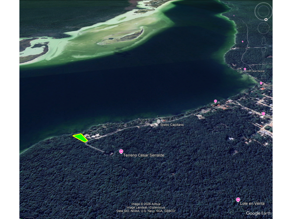 Lagoon Front Property for Sale in Buenavista, Bacalar — foto 4