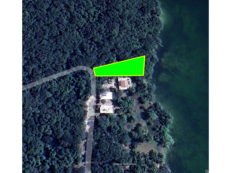 Terreno Frente Laguna en Venta Buenavista, Bacalar