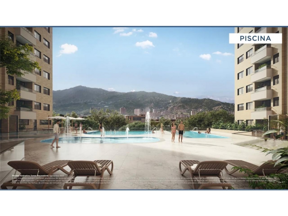 APARTAMENTO EN VENTA ENVIGADO TERRAZAS DEL RIO