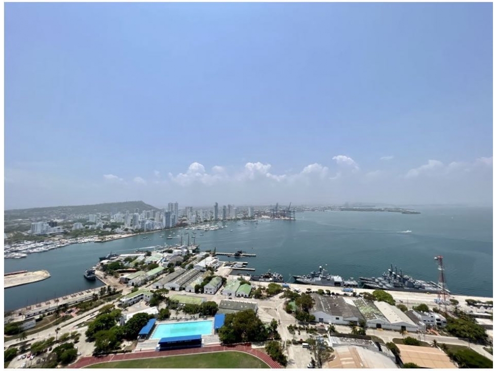 VENDO APARTAMENTO VISTA A LA BAHÍA CONDOMINIO H2 BOCAGRANDE CARTAGENA — foto 3