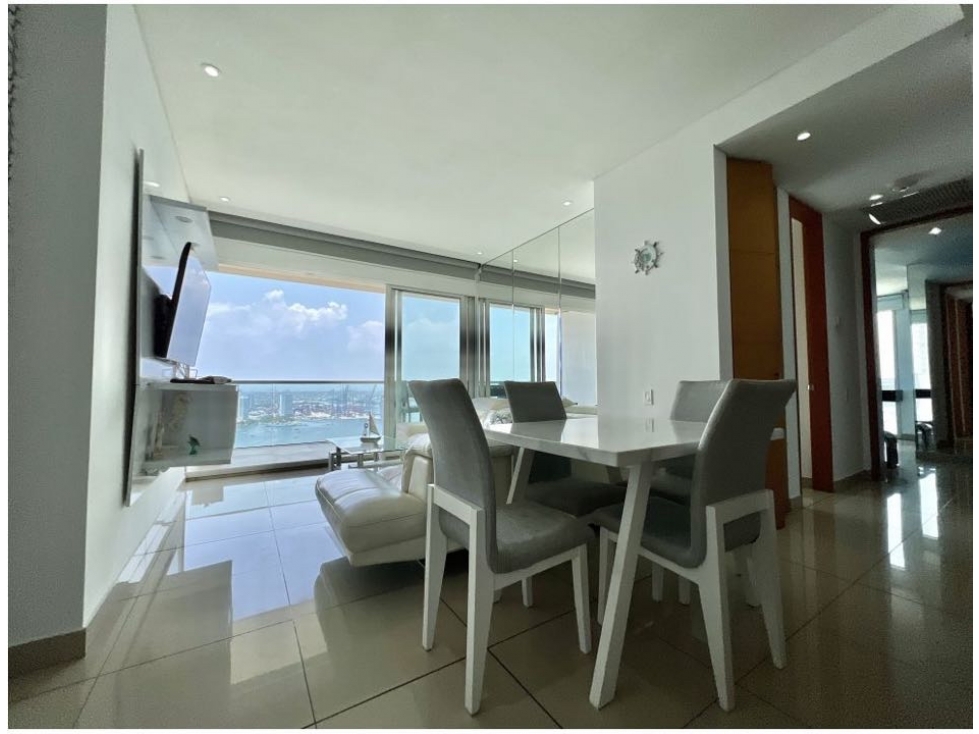 VENDO APARTAMENTO VISTA A LA BAHÍA CONDOMINIO H2 BOCAGRANDE CARTAGENA — foto 6