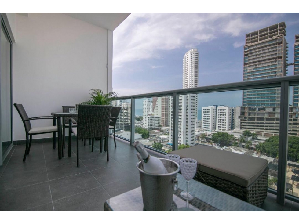 VENDO APARTAMENTO USO TURÍSTICO EDIFICIO INFINITUM BOCAGRANDE — foto 4
