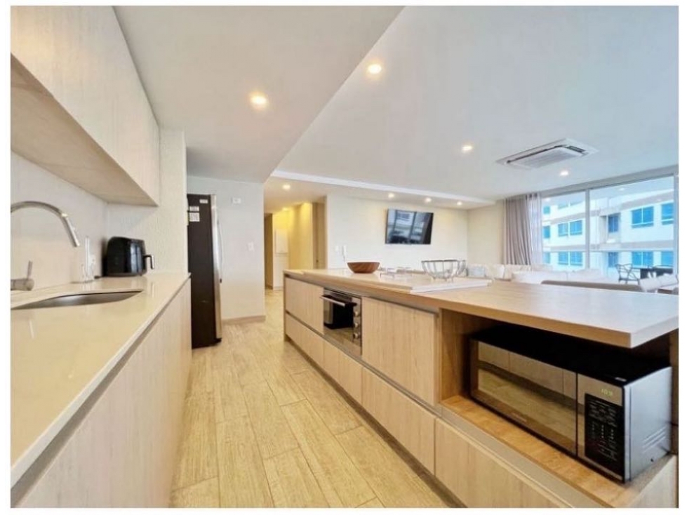 VENDO APARTAMENTO AMOBLADO DE USO TURÍSTICO - ED DOMINIQUE - CIELO MAR — foto 5