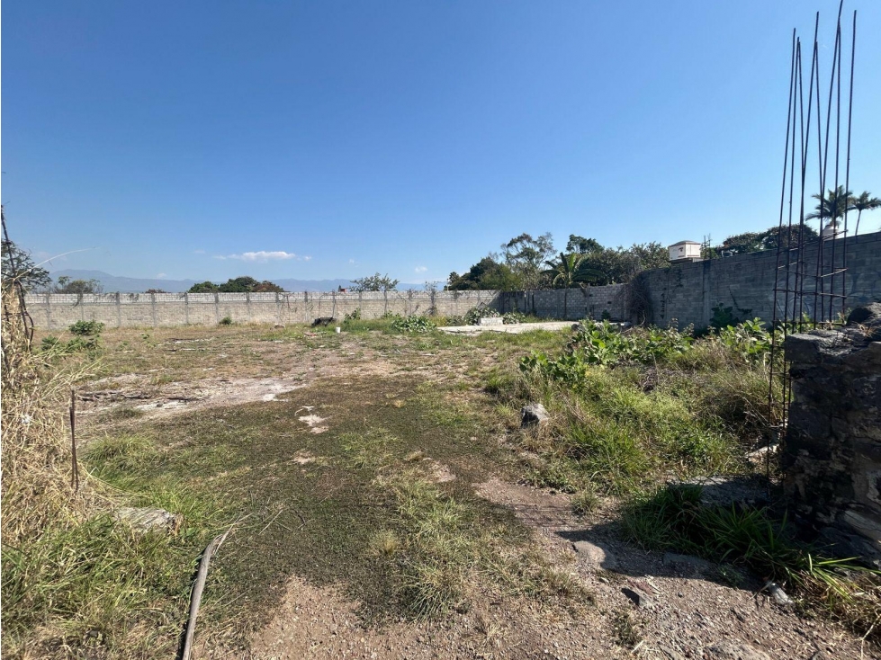 Venta Terreno: Plano y bardeado, en Par Vial, Jiutepec Morelos - 1