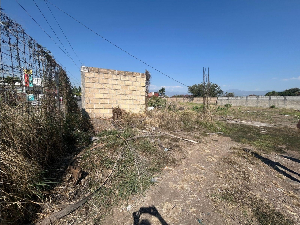 Venta Terreno: Plano y bardeado, en Par Vial, Jiutepec Morelos - 2