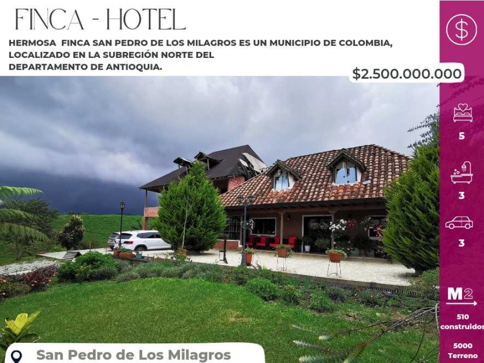 Hermosa Finca en San Pedro de los Milagros