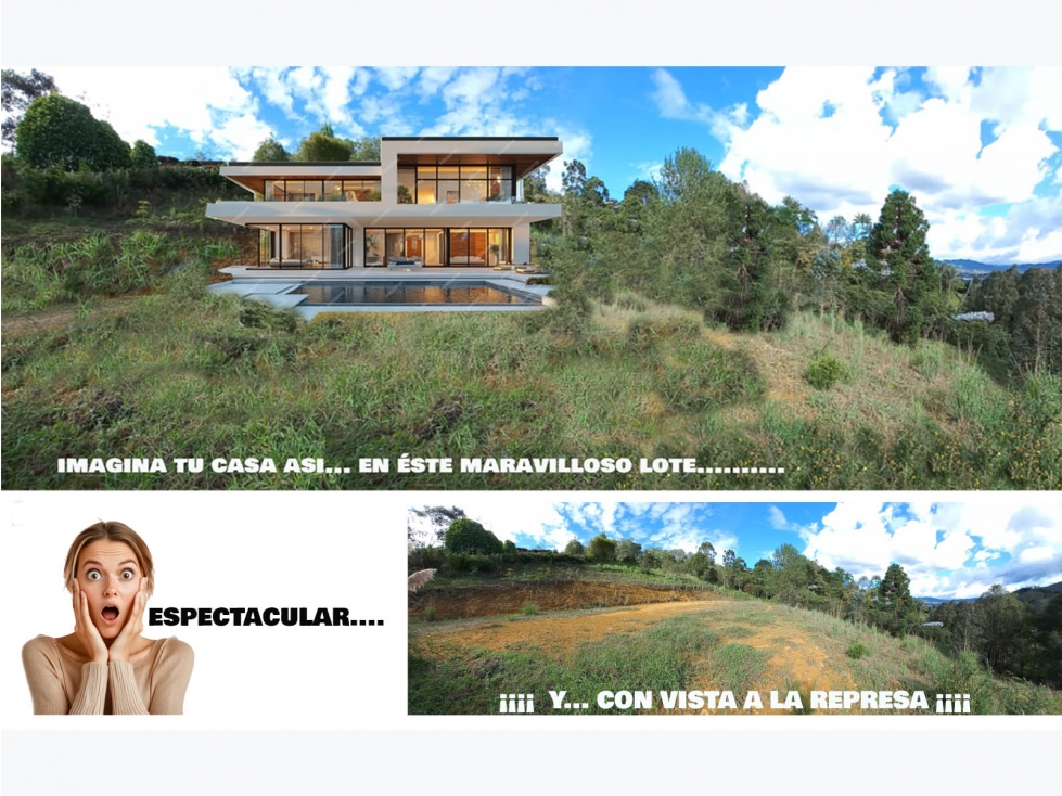 Venta lote parcelación antioquia retiro fizebad vista represa rebajado