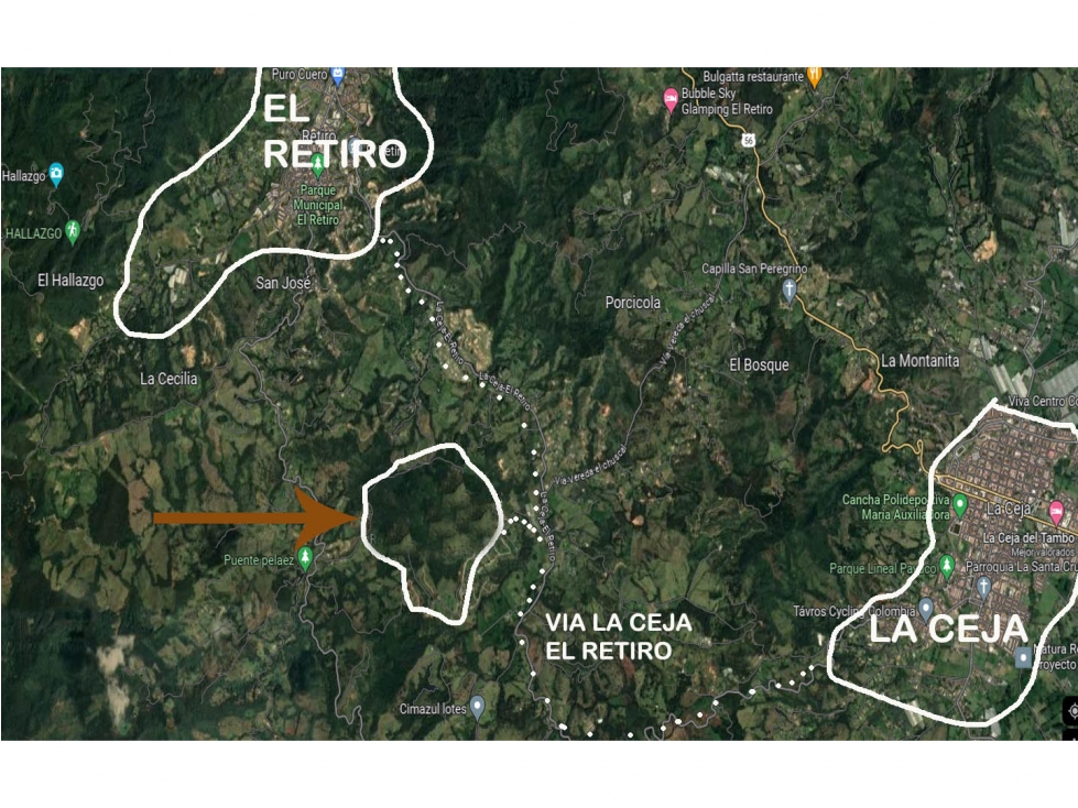 venta lote oriente retiro antioquia parcelación valorización tipo club — foto 2