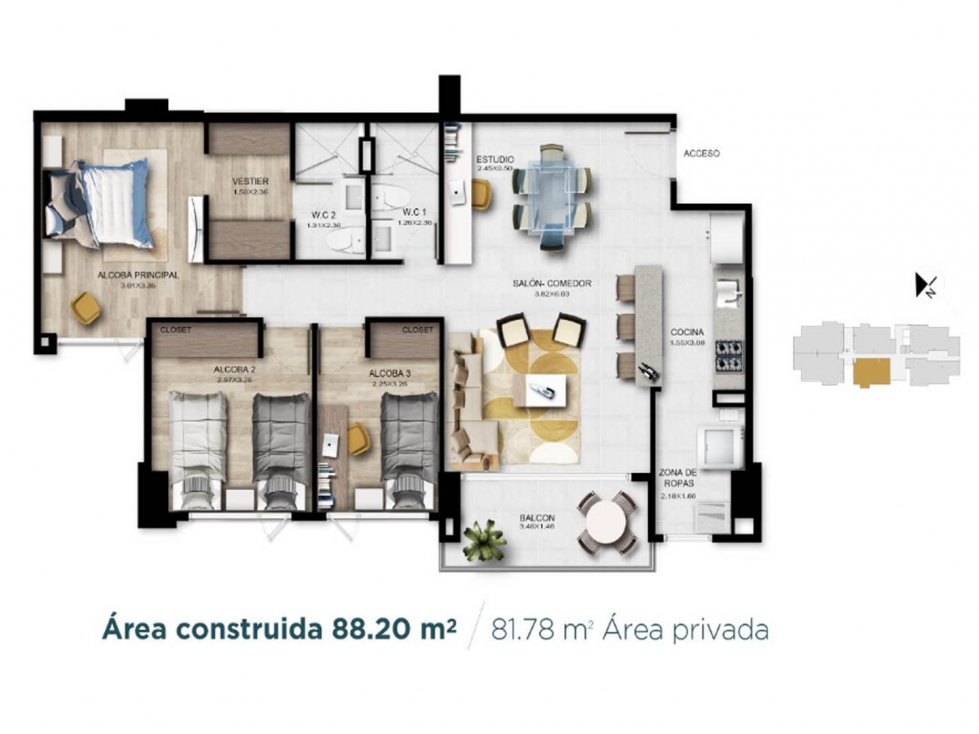 Venta apartamento Antioquia envigado poblado estrenar rebajado alto — foto 2