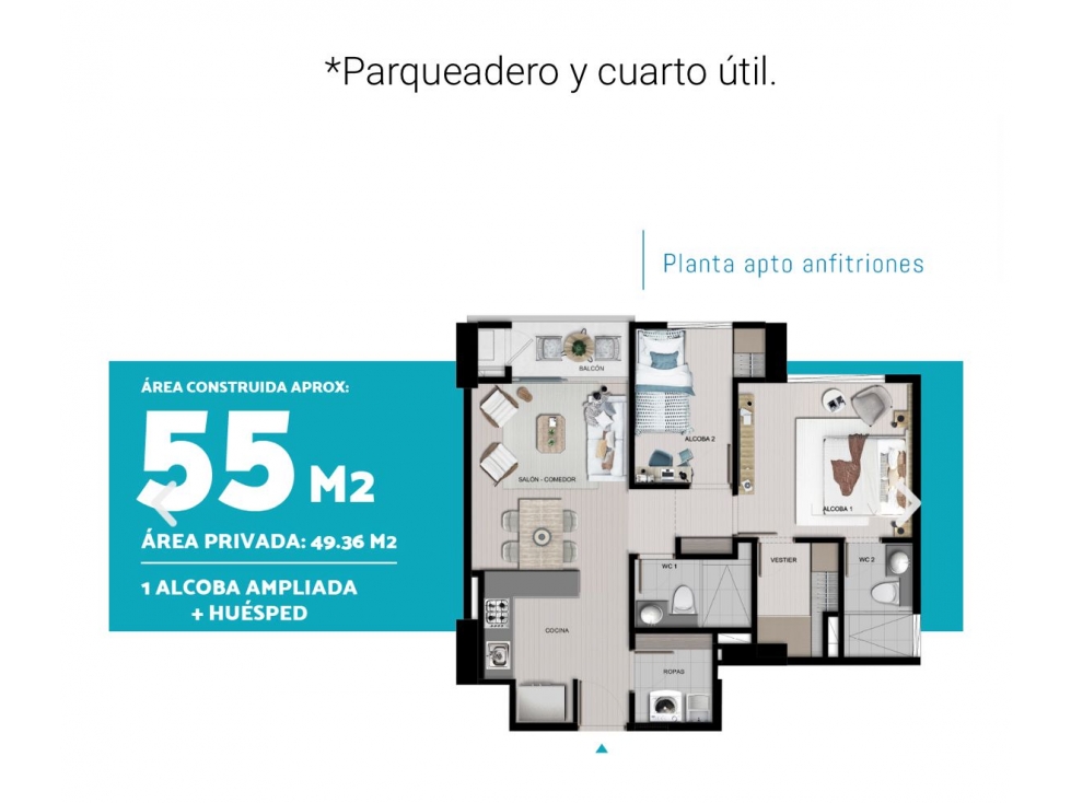 VENTA APARTAMENTO EN UNIDAD TIPO CLUB EN SABANETA, EN OBRA GRIS — foto 2