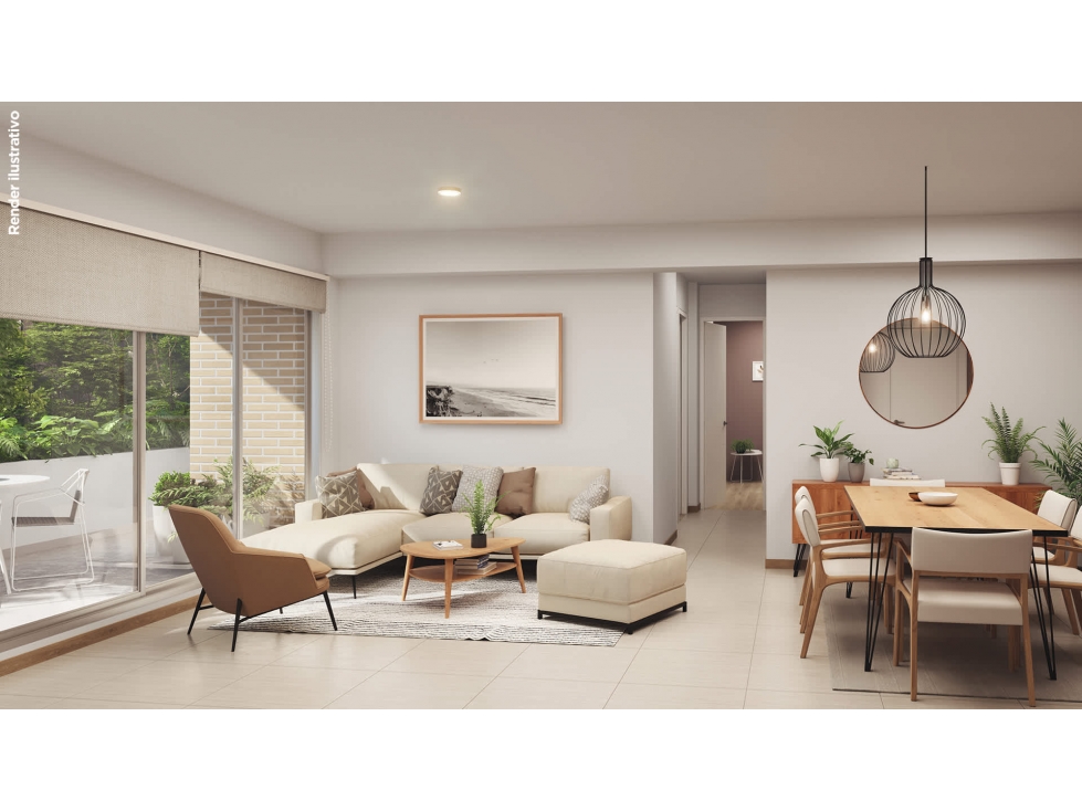 VENTA APARTAMENTO PARA ESTRENAR, PARTE PLANA Y UNIDAD COMPLETA — foto 3
