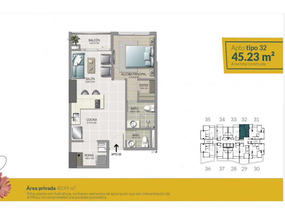 Venta cesión de derechos apartaestudio ciudad del río — foto 5