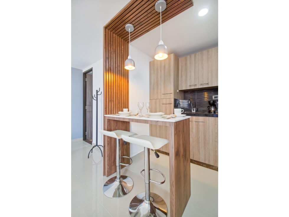 VENTA DE APARTAMENTO TIPO LOFT AMUEBLADO EN ZONA EXCLUSIVA-EL POBLADO — foto 4