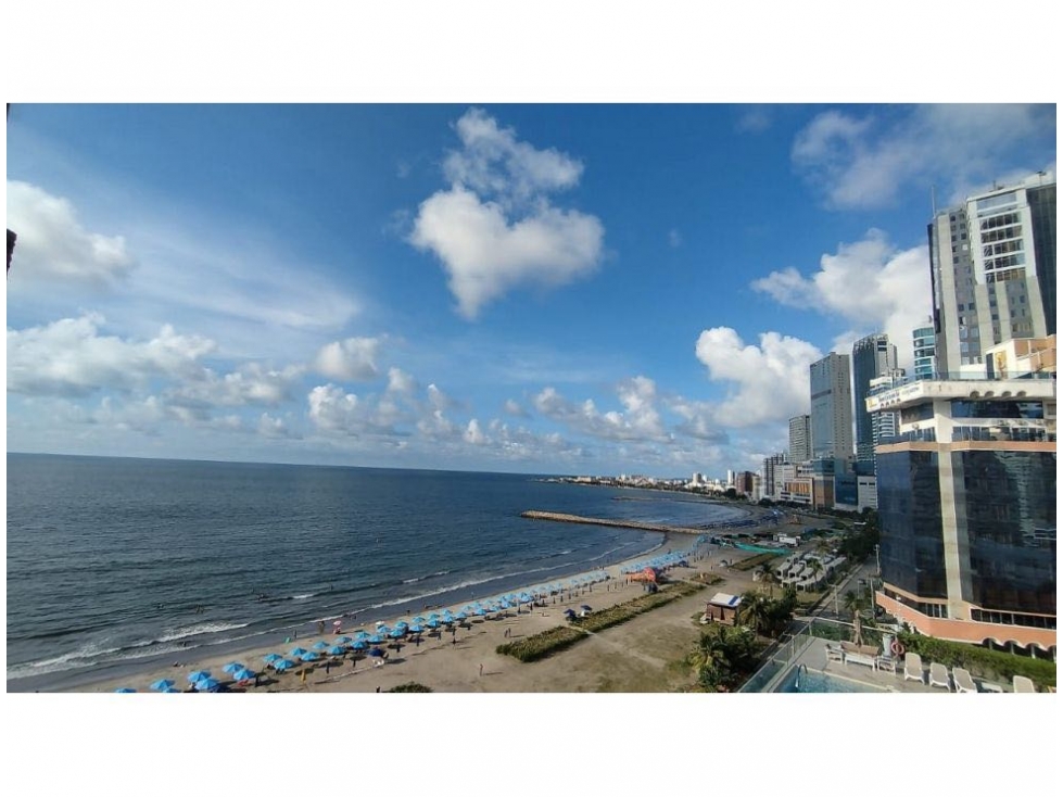 RECIBEN PERMUTA Uso Residencial Vendo Apto Frente a playa Bocagrande — foto 2