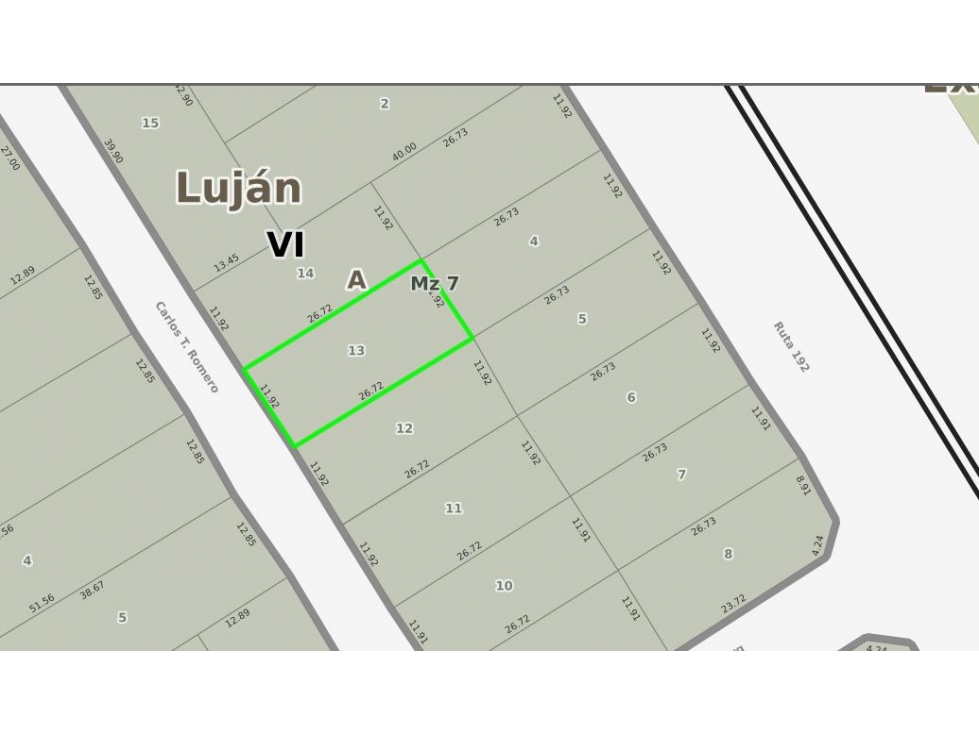 Terreno a la venta en torres a metros de ruta 192 - 3