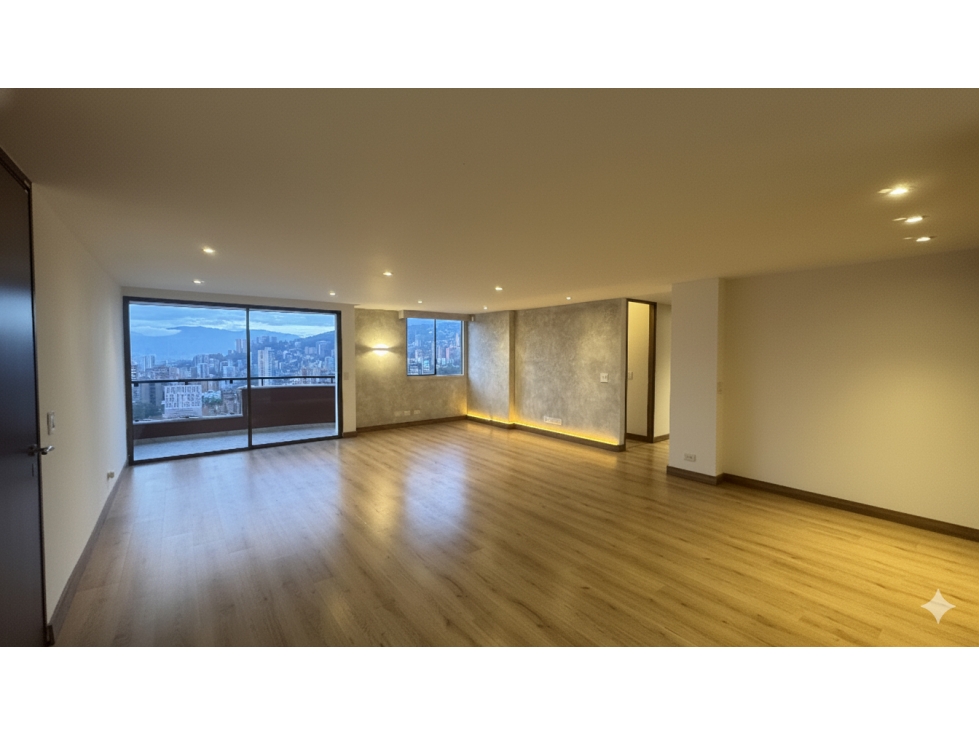 Apartamento para la renta con hermosa vista a la ciudad, El Poblado