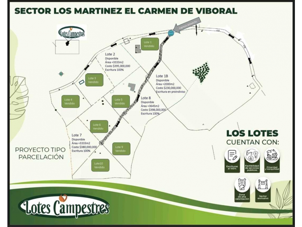 Vendo lotes en el Carmen de viboral para tu casa de campo! — foto 2