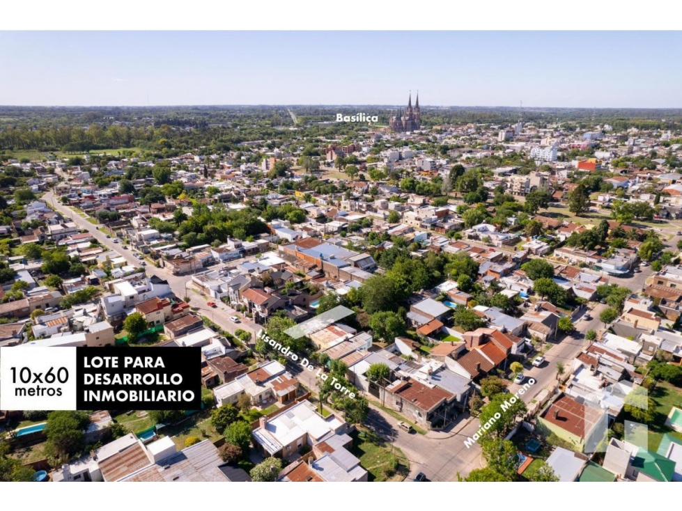 LOTE EN VENTA EN LUJÁN APTO DESARROLLO