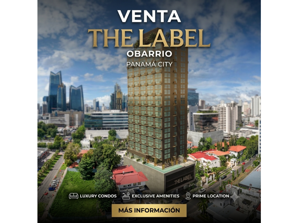 VENTA DE APARTAMENTOS EN THE LABEL - OBARRIO