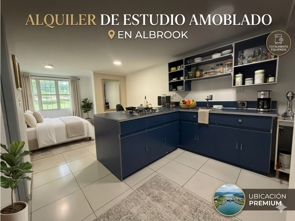 Alquiler de Estudio Amoblado en Albrook