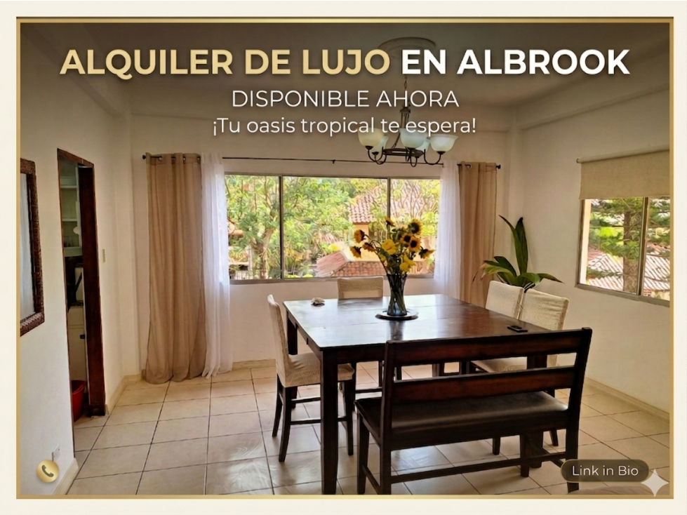 Alquiler de Casa en Albrook