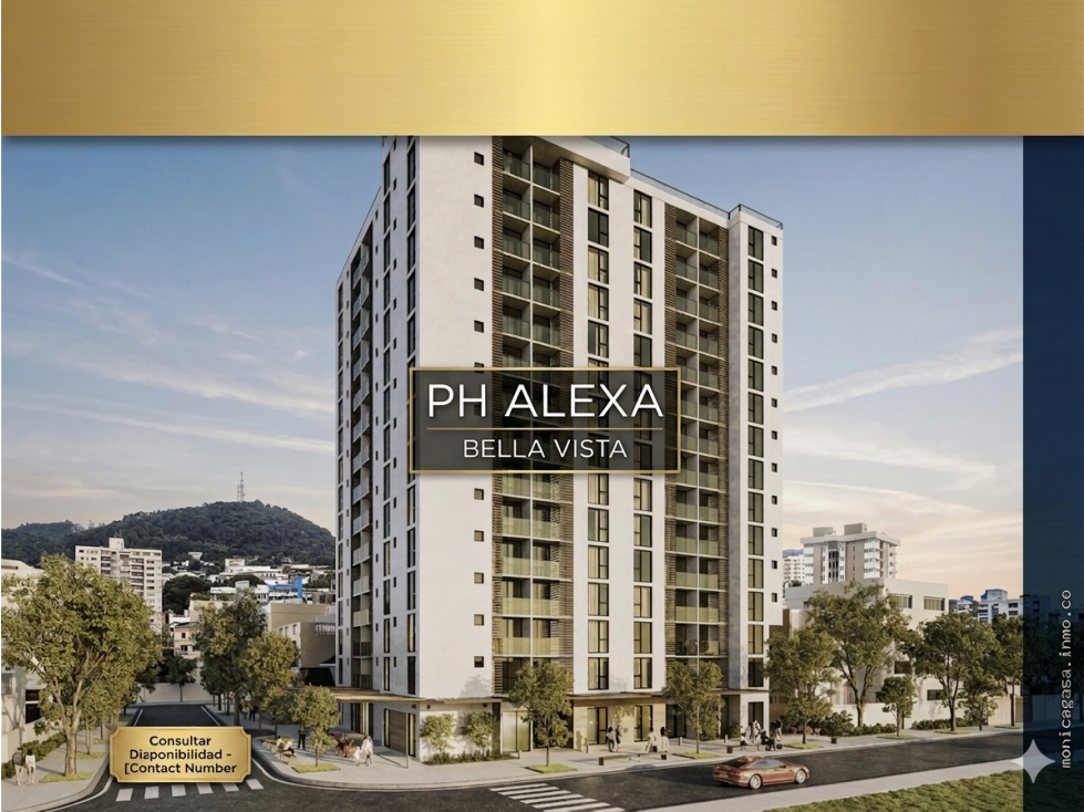 Venta de apartamento PH Alexa /Bella Vista /43 m2